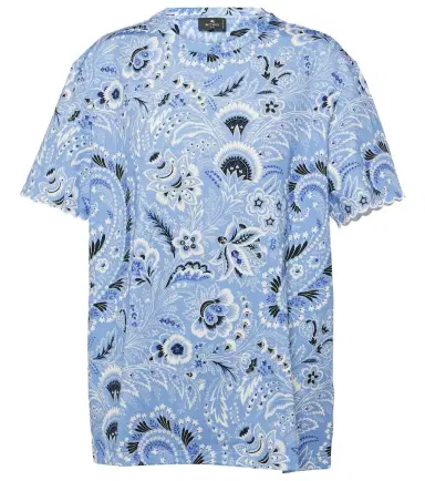 Etro Printed cotton jersey T-shirt | Thumbnail 1