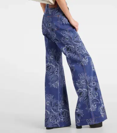 Etro Floral high-rise flared jeans | Thumbnail 2