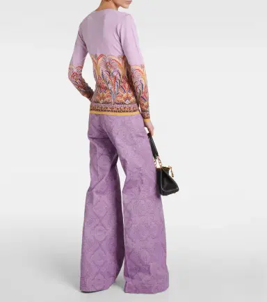 Etro Printed silk-blend sweater | Thumbnail 5