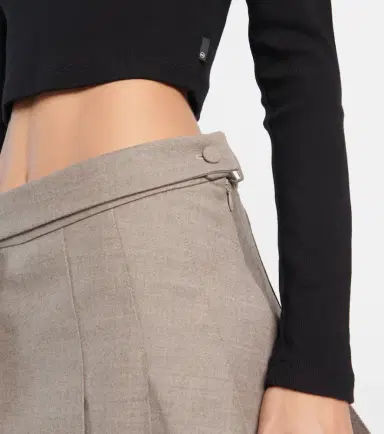 AG Jeans x EmRata Kathryn turtleneck cropped top | Thumbnail 3