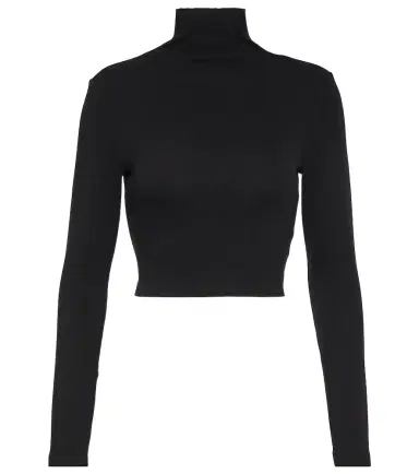 AG Jeans x EmRata Kathryn turtleneck cropped top | Thumbnail 1