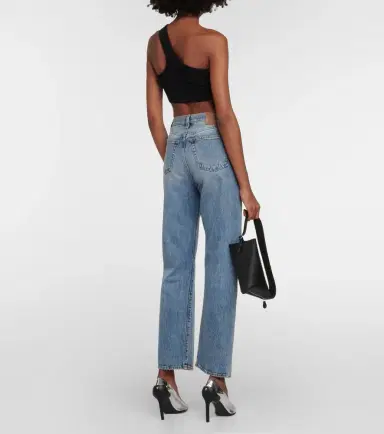 AG Jeans x EmRata Miranda cotton-blend crop top | Thumbnail 3
