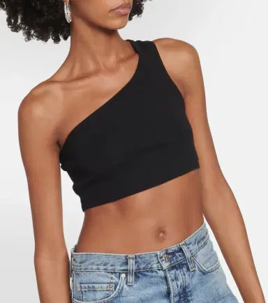 AG Jeans x EmRata Miranda cotton-blend crop top | Thumbnail 5