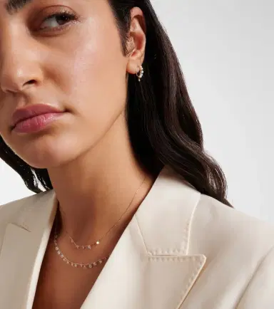 Persée Persée Danaé 18kt white gold necklace with diamonds | Thumbnail 5