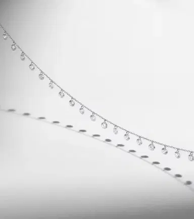 Persée Persée Danaé 18kt white gold necklace with diamonds | Thumbnail 6