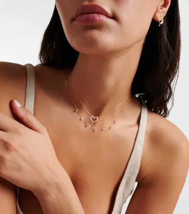 Persée Persée Danaé 18kt gold necklace with diamonds | Thumbnail 4