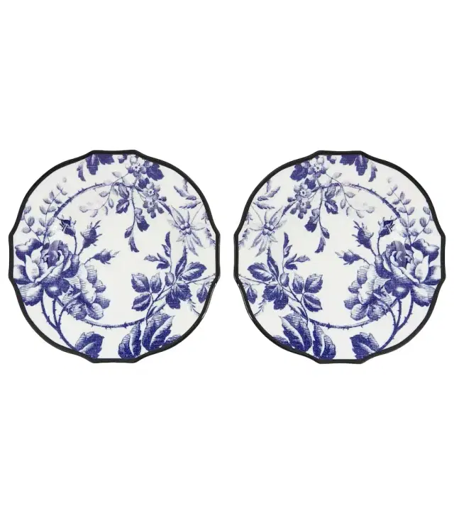 Gucci Herbarium set of two accent plates