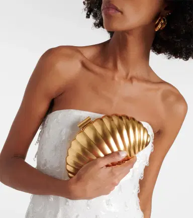 Simkhai Monet Shell clutch | Thumbnail 4 Simkhai Monet Shell clutch | Thumbnail 4