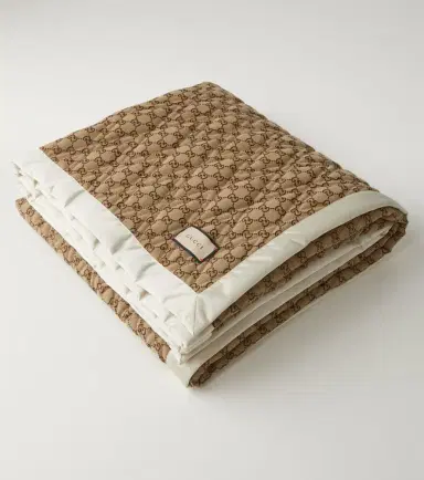 Gucci GG quilted cotton-blend blanket | Thumbnail 4