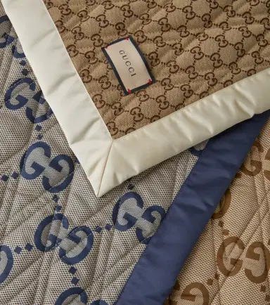Gucci GG quilted cotton-blend blanket | Thumbnail 5