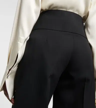 Jil Sander High-rise wool wide-leg pants | Thumbnail 4