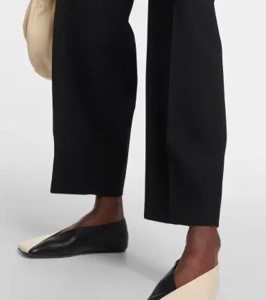 Jil Sander High-rise wool wide-leg pants | Thumbnail 5