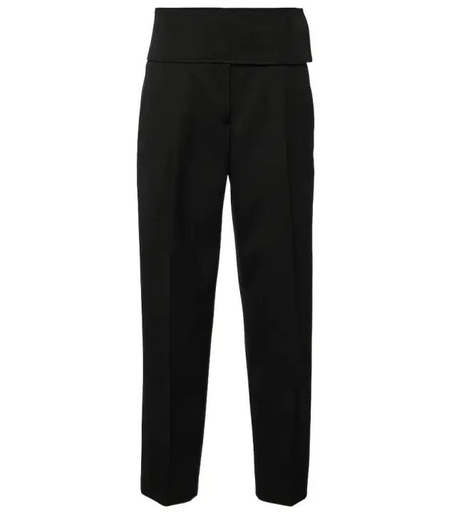 Jil Sander High-rise wool wide-leg pants