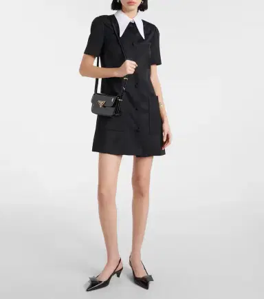 Prada Logo patent leather shoulder bag | Thumbnail 2