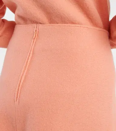 Jil Sander High-rise asymmetric wool midi skirt | Thumbnail 2