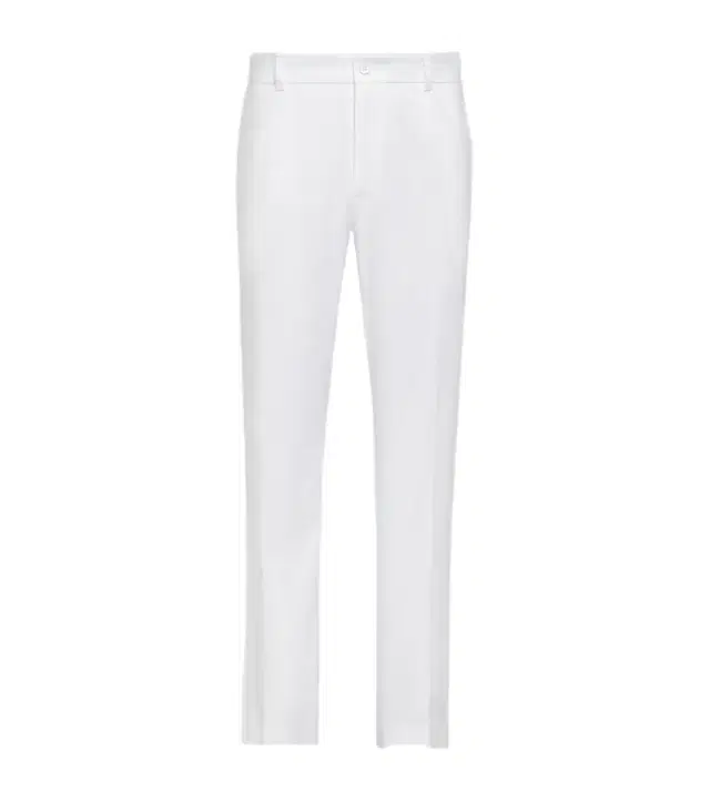 Dolce & Gabbana Linen-blend straight pants