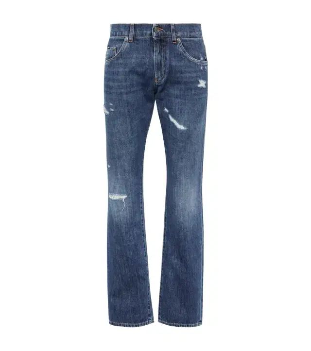 Dolce & Gabbana Distressed straight jeans