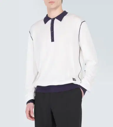 Dolce & Gabbana Silk polo sweater | Thumbnail 4 Dolce & Gabbana Silk polo sweater | Thumbnail 4