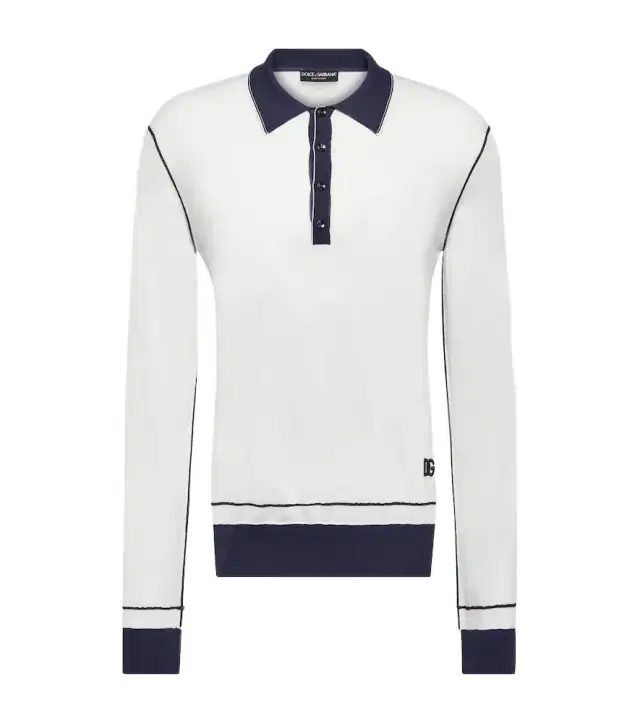 Dolce & Gabbana Silk polo sweater