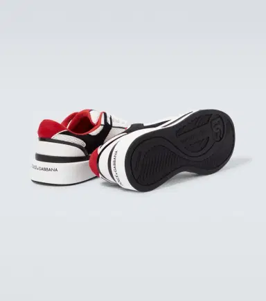 Dolce & Gabbana Roma leather-trimmed sneakers | Thumbnail 5 Dolce & Gabbana Roma leather-trimmed sneakers | Thumbnail 5