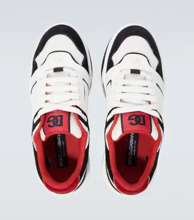 Dolce & Gabbana Roma leather-trimmed sneakers | Thumbnail 6 Dolce & Gabbana Roma leather-trimmed sneakers | Thumbnail 6