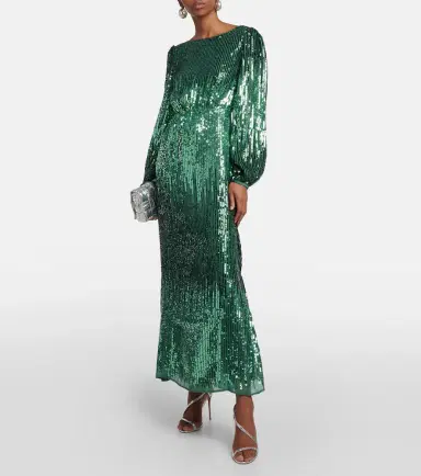 Rixo Coco sequined maxi dress | Thumbnail 5