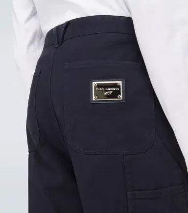 Dolce & Gabbana Mid-rise straight cotton pants | Thumbnail 4 Dolce & Gabbana Mid-rise straight cotton pants | Thumbnail 4