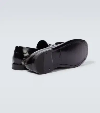 Dolce & Gabbana DG polished leather loafers | Thumbnail 6