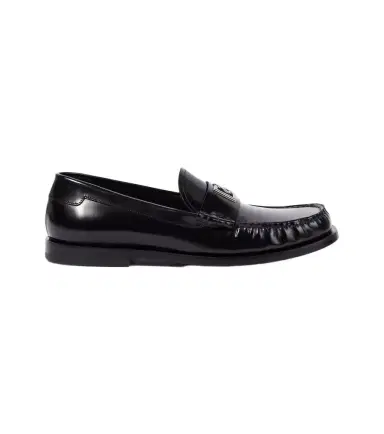 Dolce & Gabbana DG polished leather loafers | Thumbnail 1