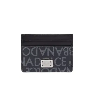 Dolce & Gabbana Logo leather card holder | Thumbnail 1