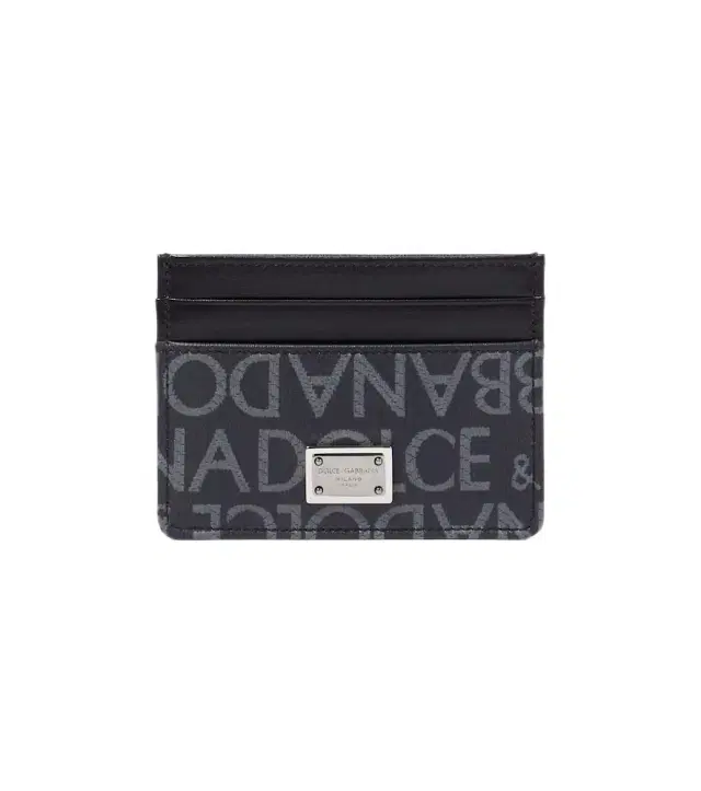 Dolce & Gabbana Logo leather card holder