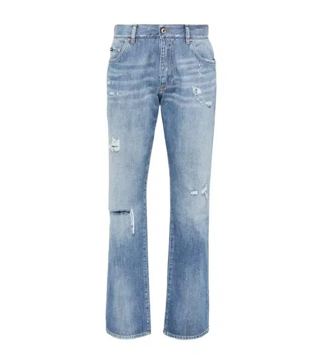 Dolce & Gabbana Distressed straight jeans