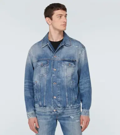 Dolce & Gabbana Distressed denim jacket | Thumbnail 5