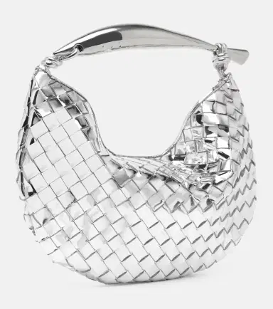 Bottega Veneta Sardine Intrecciato mirrored leather tote bag | Thumbnail 4