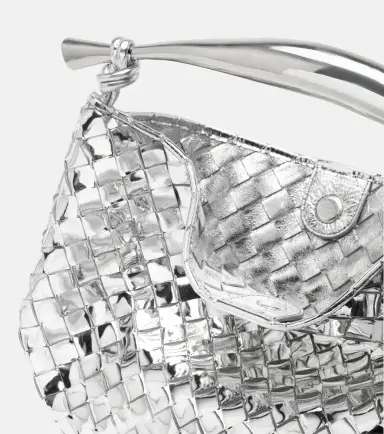 Bottega Veneta Sardine Intrecciato mirrored leather tote bag | Thumbnail 5