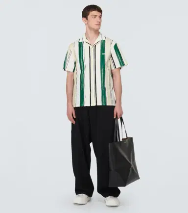 Lanvin Striped cotton bowling shirt | Thumbnail 3 Lanvin Striped cotton bowling shirt | Thumbnail 3