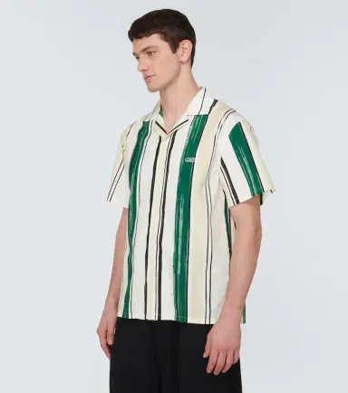 Lanvin Striped cotton bowling shirt | Thumbnail 4 Lanvin Striped cotton bowling shirt | Thumbnail 4