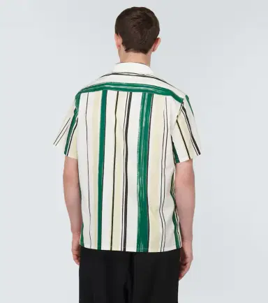 Lanvin Striped cotton bowling shirt | Thumbnail 5 Lanvin Striped cotton bowling shirt | Thumbnail 5