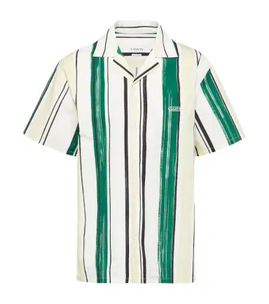 Lanvin Striped cotton bowling shirt | Thumbnail 1 Lanvin Striped cotton bowling shirt | Thumbnail 1