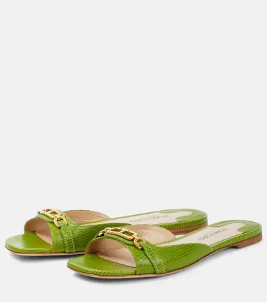 Tom Ford Whitney snake-effect leather slides | Thumbnail 2