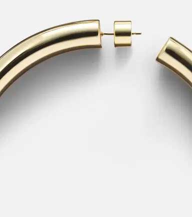 Jennifer Fisher Jamma 10kt gold-plated hoop earrings | Thumbnail 2