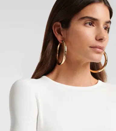 Jennifer Fisher Jamma 10kt gold-plated hoop earrings | Thumbnail 3