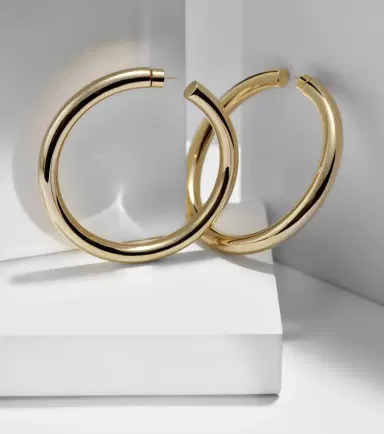 Jennifer Fisher Jamma 10kt gold-plated hoop earrings | Thumbnail 5
