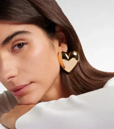 Jennifer Fisher Puffy Heart gold-plated earrings | Thumbnail 3