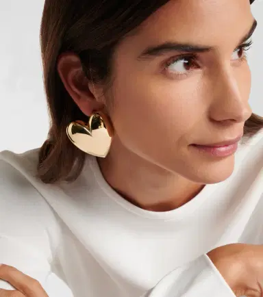 Jennifer Fisher Puffy Heart gold-plated earrings | Thumbnail 4