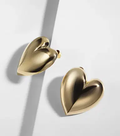 Jennifer Fisher Puffy Heart gold-plated earrings | Thumbnail 5