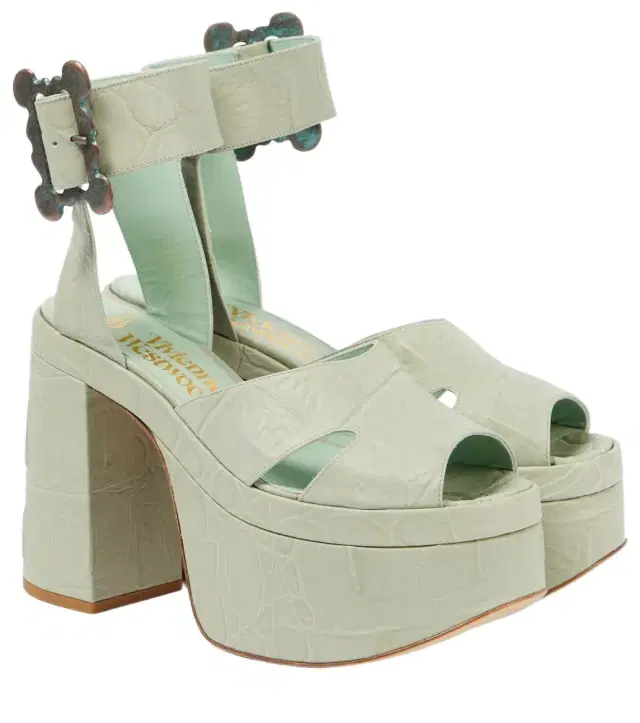 Vivienne Westwood Olde London croc-effect leather platform sandals