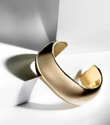Jennifer Fisher Globe Small 10kt gold-plated cuff bracelet | Thumbnail 5