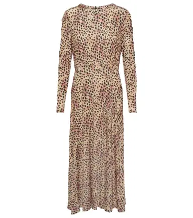 Rixo Cerise leopard-print midi dress | Thumbnail 1