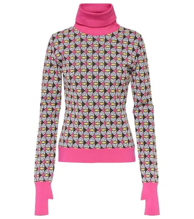 JETSET Logo turtleneck sweater